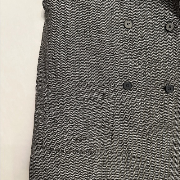 NWOT Nasty Gal Five O'Clock Somewhere Longline Blazer Herringbone Size 6 - Picture 14 of 15